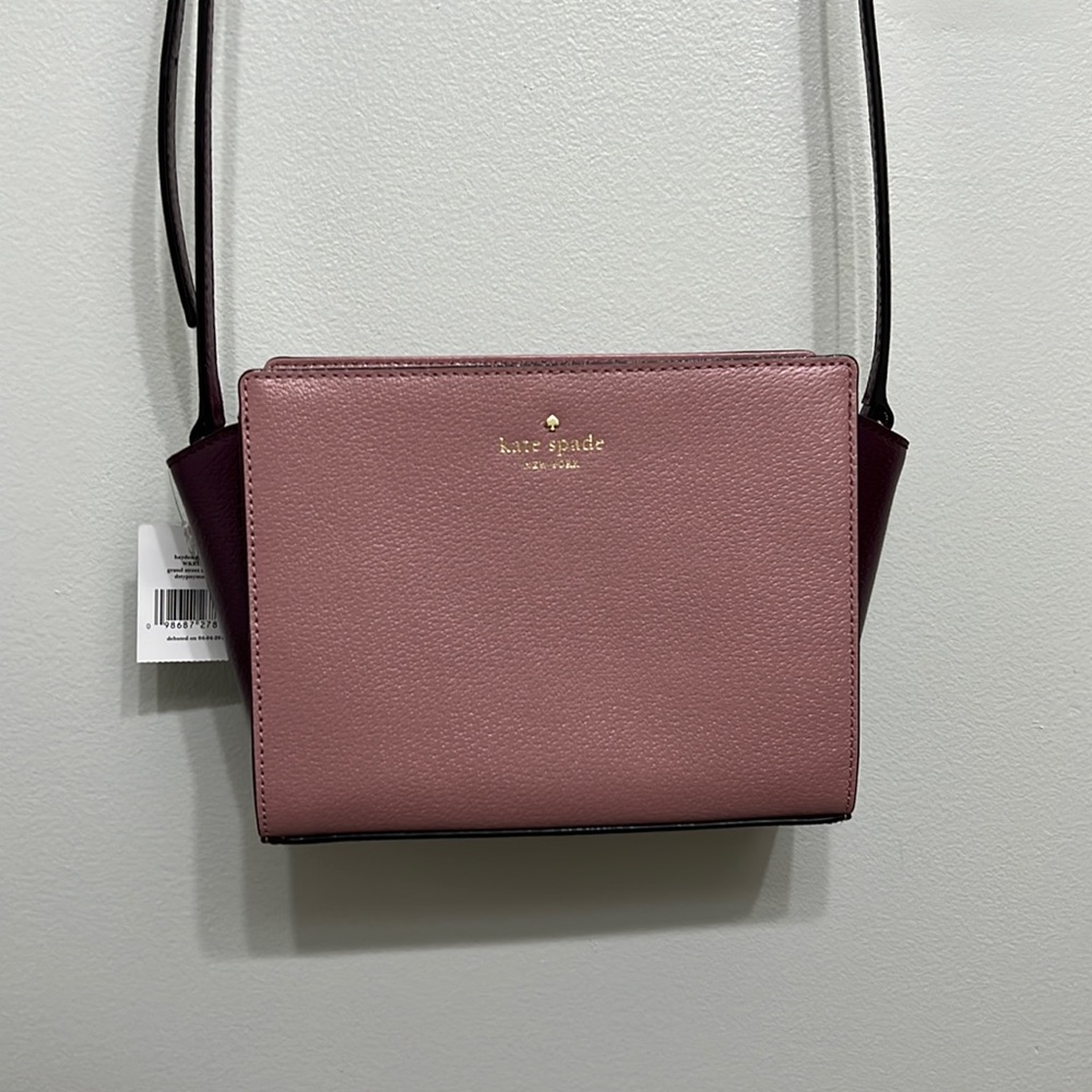KATE SPADE ♠️ PURPLE TWO TONED CROSSBODY  PURSE